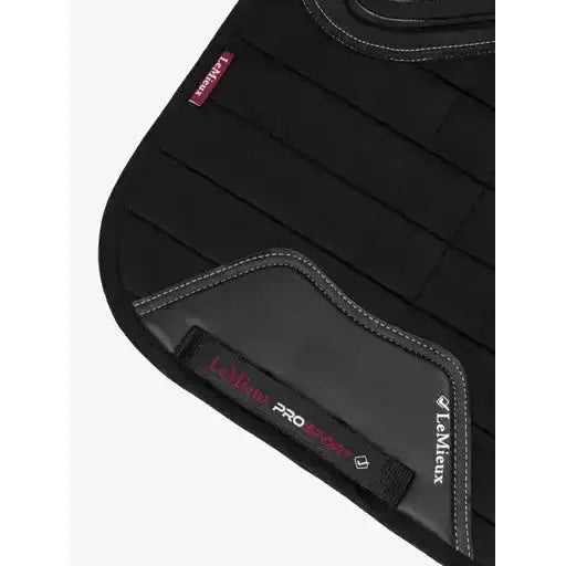 Lemieux X-Grip Silicone Dressage Square Black-Dressage Saddle Pads-Lemieux-Large-Black-Horsey Shopping