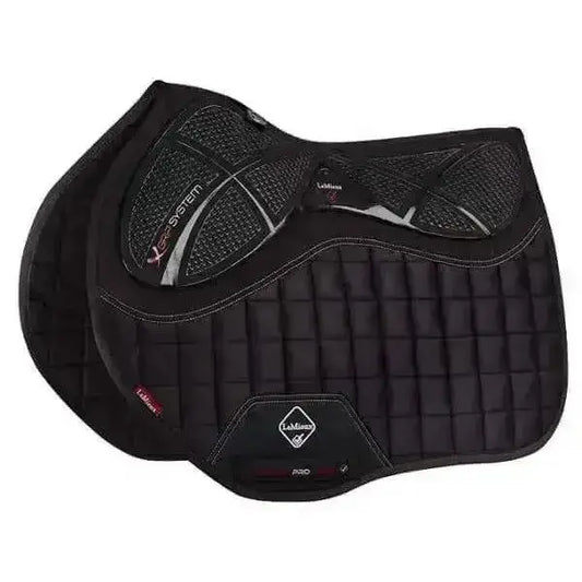 Lemieux X-Grip Silicone EuroJump Square Black-Saddle Pads-Lemieux-Large-Horsey Shopping