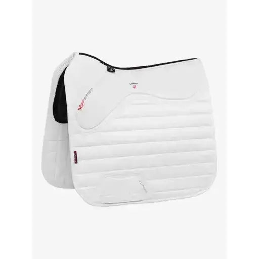 Lemieux X-Grip Twin Sided Dressage Square White-Dressage Saddle Pads-Lemieux-Large-White-Horsey Shopping