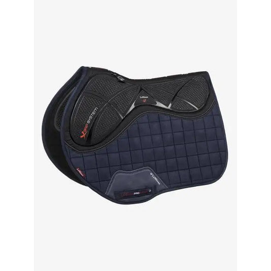 Lemieux X-Grip Twin Sided EuroJump Square Navy-Saddle Pads-Lemieux-Large-Navy-Horsey Shopping