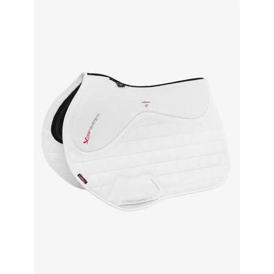 Lemieux X-Grip Twin Sided EuroJump Square White-Saddle Pads-Lemieux-Large-White-Horsey Shopping
