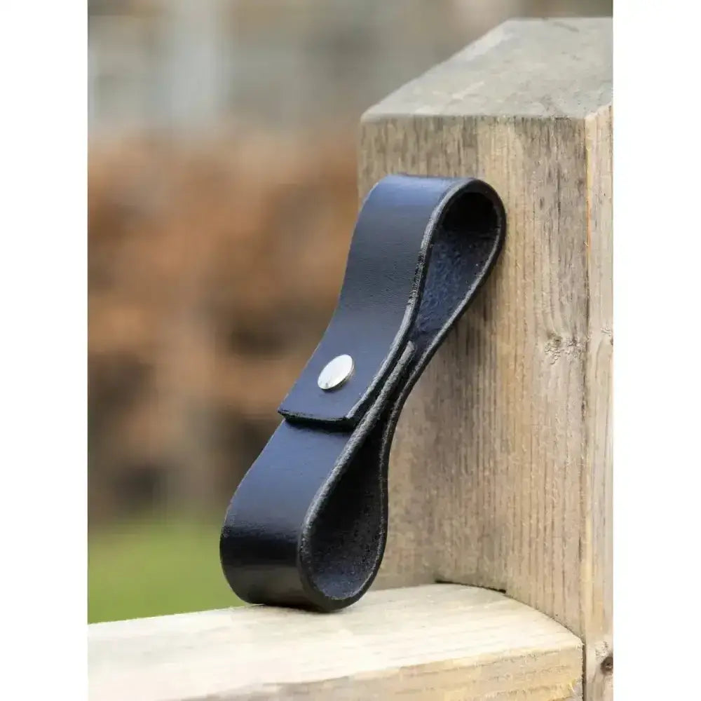 Lemieux Yard Headcollar Leather Component 2 pk Black-Headcollars-Lemieux-One Size-Black-Horsey Shopping