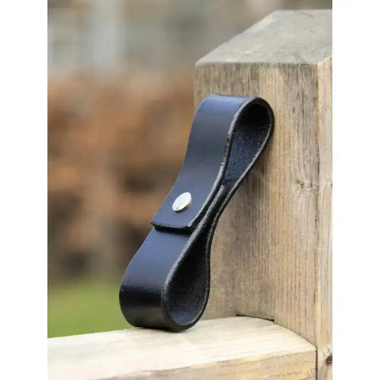 Lemieux Yard Headcollar Leather Component 2 pk Black-Headcollars-Lemieux-One Size-Black-Horsey Shopping