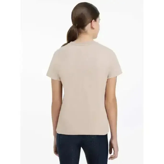 Lemieux Young Rider Arianna T-Shirt Almond-T Shirts-Lemieux-Almond-7-8 years-Horsey Shopping