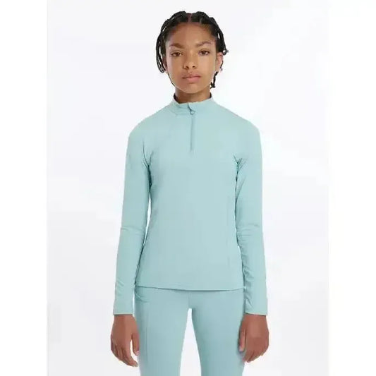 Lemieux Young Rider Base Layer Aqua-Base Layers-Lemieux-Aqua-7-8 years-Horsey Shopping
