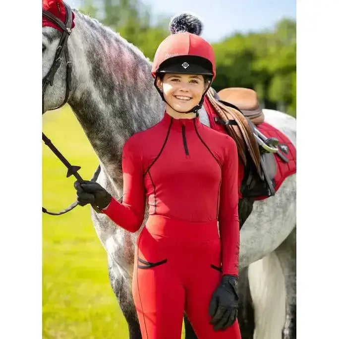 Lemieux Young Rider Base Layer Chilli-Base Layers-Lemieux-9-10 years-Chilli-Horsey Shopping