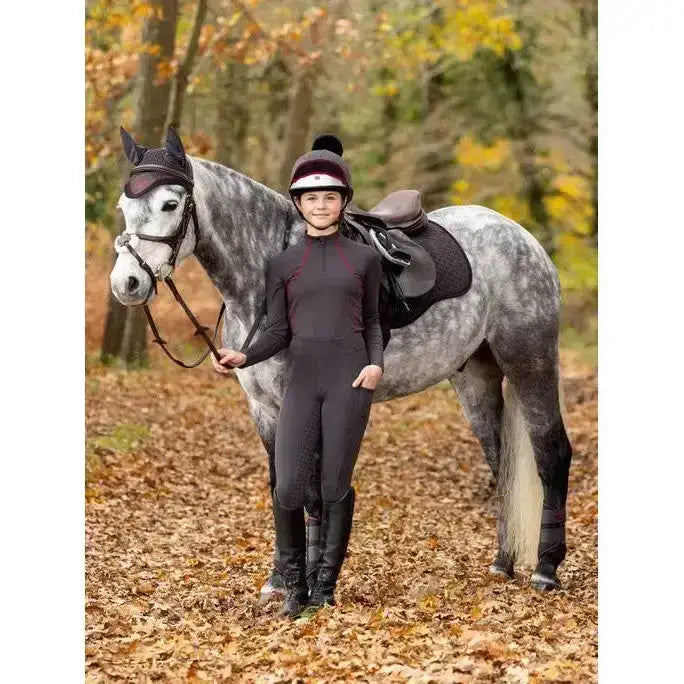 Lemieux Young Rider Base Layer Cinder-Base Layers-Lemieux-7-8 years-Cinder-Horsey Shopping