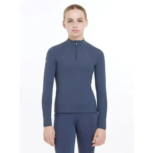 Lemieux Young Rider Base Layer Dusk Blue-Base Layers-Lemieux-Dusk Blue-7-8 years-Horsey Shopping