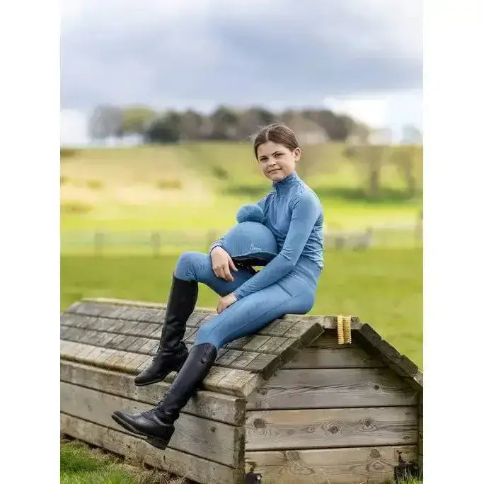 Lemieux Young Rider Base Layer Ice Blue-Base Layers-Lemieux-9-10 years-Ice Blue-Horsey Shopping