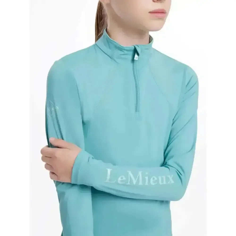 Lemieux Young Rider Base Layer Lagoon-Base Layers-Lemieux-Lagoon-7-8 years-Horsey Shopping