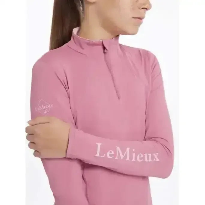 Lemieux Young Rider Base Layer Peony-Base Layers-Lemieux-Peony-7-8 years-Horsey Shopping