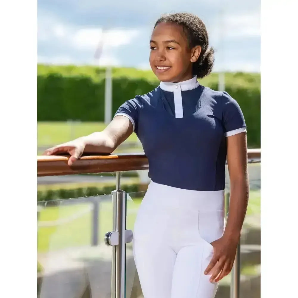 Lemieux Young Rider Belle Show Shirt Navy-Show Shirts-Lemieux-7-8 Years-Horsey Shopping