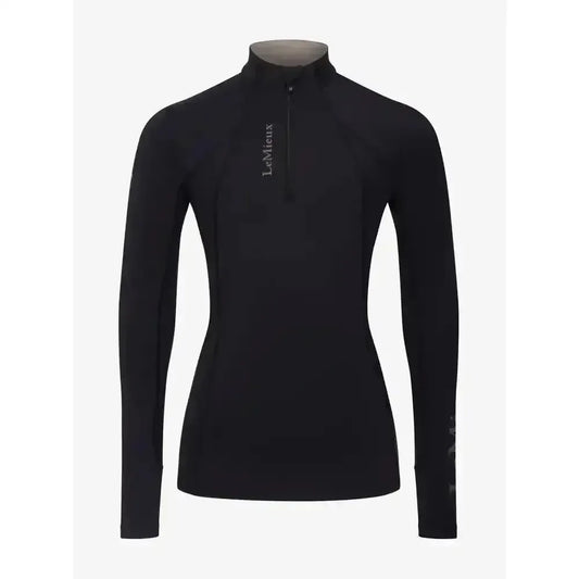 Lemieux Young Rider Classique Base Layer Black-Base Layers-Lemieux-Black-7-8 years-Horsey Shopping