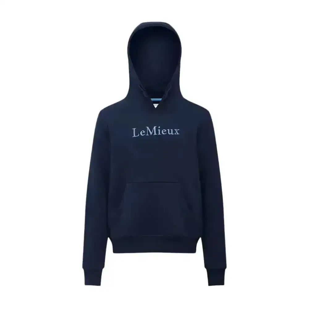 Lemieux Young Rider Classique Hoodie Navy-Hoodies-Lemieux-Navy-7-8 years-Horsey Shopping
