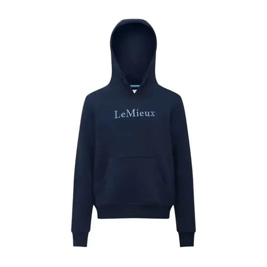 Lemieux Young Rider Classique Hoodie Navy-Hoodies-Lemieux-Navy-7-8 years-Horsey Shopping