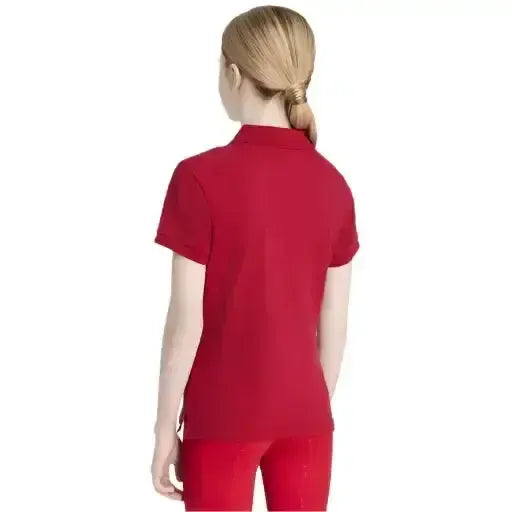 Lemieux Young Rider Classique Polo Shirt Chilli-Polo Shirts-Lemieux-Chilli-11-12 years-Horsey Shopping