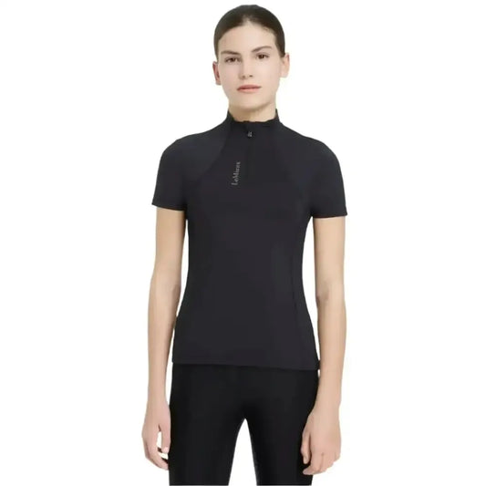 Lemieux Young Rider Classique Short Sleeve Base Layer Black-Base Layers-Lemieux-Black-7-8 years-Horsey Shopping