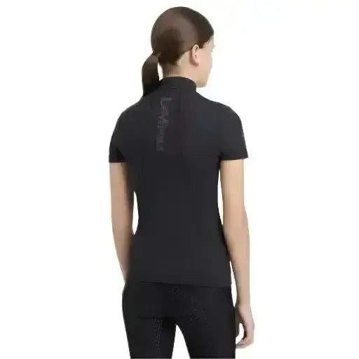 Lemieux Young Rider Classique Short Sleeve Base Layer Black-Base Layers-Lemieux-Black-7-8 years-Horsey Shopping