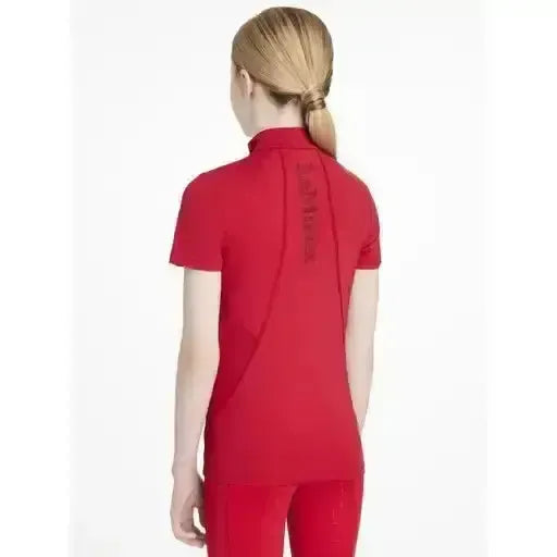Lemieux Young Rider Classique Short Sleeve Base Layer Chilli-Base Layers-Lemieux-Chilli-7-8 years-Horsey Shopping