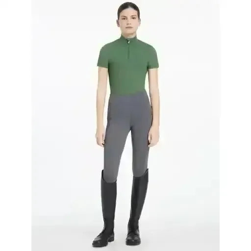 Lemieux Young Rider Classique Short Sleeve Base Layer Hunter Green-Base Layers-Lemieux-Hunter Green-7-8 years-Horsey Shopping
