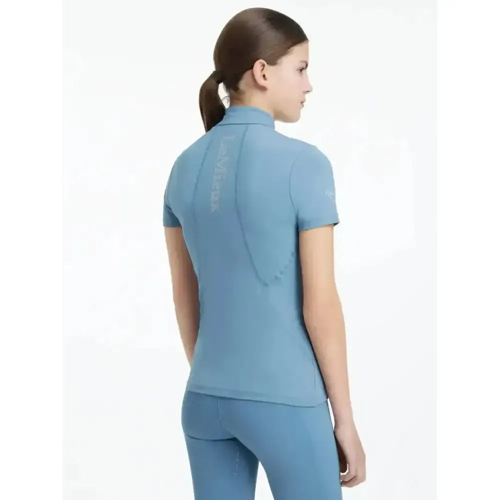 Lemieux Young Rider Classique Short Sleeve Base Layer Ice Blue-Base Layers-Lemieux-Ice Blue-7-8 years-Horsey Shopping