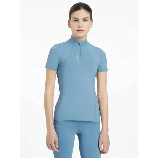 Lemieux Young Rider Classique Short Sleeve Base Layer Ice Blue-Base Layers-Lemieux-Ice Blue-7-8 years-Horsey Shopping