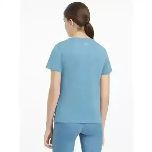 Lemieux Young Rider Classique T-Shirt Ice Blue-T Shirts-Lemieux-Ice Blue-7-8 years-Horsey Shopping