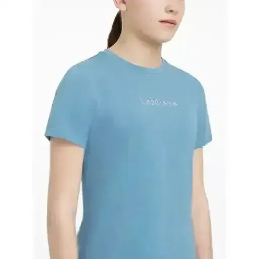 Lemieux Young Rider Classique T-Shirt Ice Blue-T Shirts-Lemieux-Ice Blue-7-8 years-Horsey Shopping