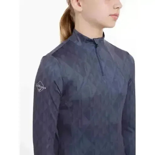 Lemieux Young Rider Clea Base Layer Dusk Blue-Base Layers-Lemieux-Dusk Blue-7-8 years-Horsey Shopping