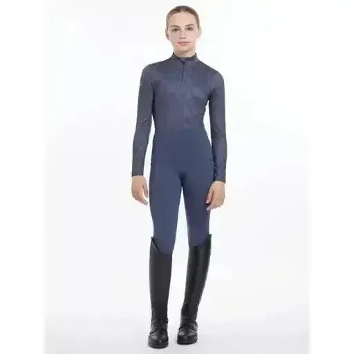 Lemieux Young Rider Clea Base Layer Dusk Blue-Base Layers-Lemieux-Dusk Blue-7-8 years-Horsey Shopping