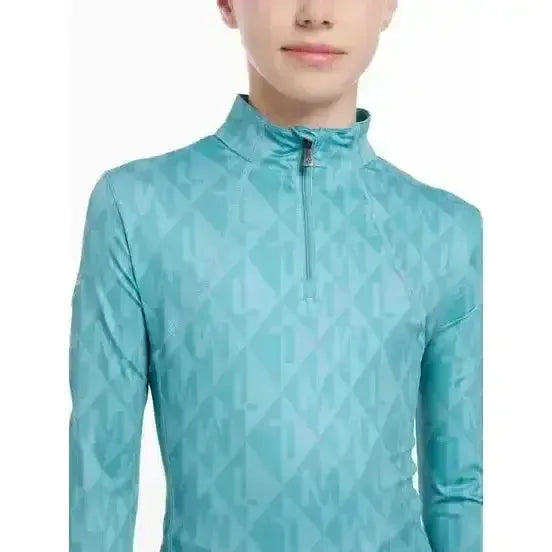 Lemieux Young Rider Clea Base Layer Lagoon-Base Layers-Lemieux-Lagoon-7-8 years-Horsey Shopping