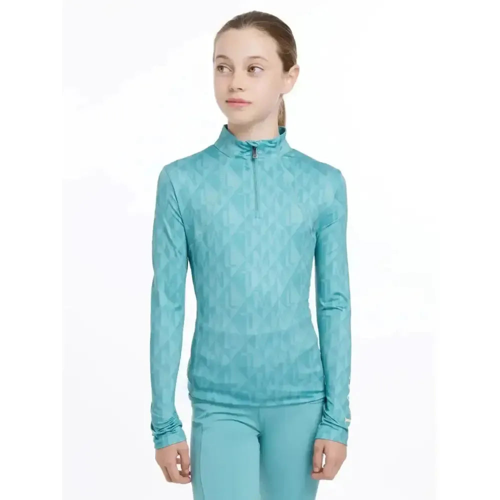 Lemieux Young Rider Clea Base Layer Lagoon-Base Layers-Lemieux-Lagoon-7-8 years-Horsey Shopping
