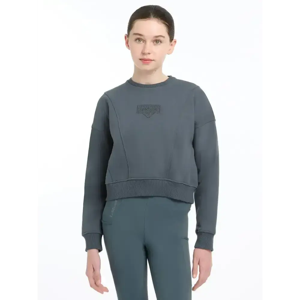 Lemieux Young Rider Clea Crew Petrol-Jumpers-Lemieux-7-8 years-Petrol-Horsey Shopping