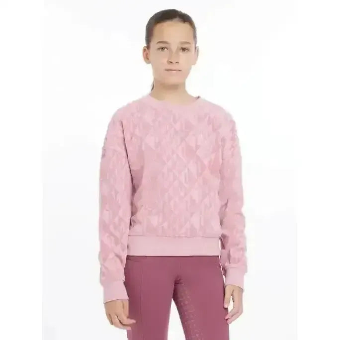 Lemieux Young Rider Clea Crew Sweat Blossom-Jumpers-Lemieux-Blossom-7-8 years-Horsey Shopping