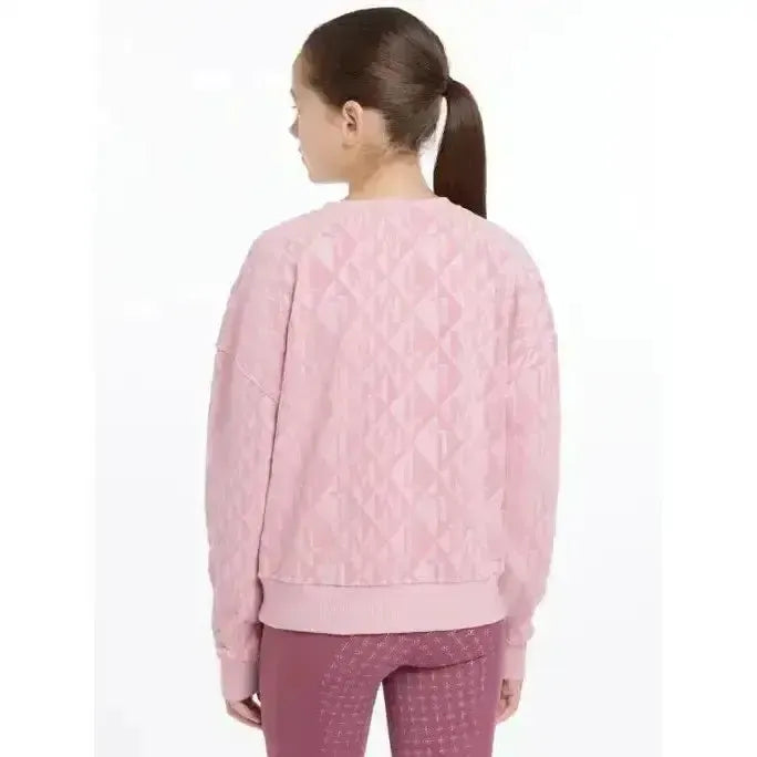Lemieux Young Rider Clea Crew Sweat Blossom-Jumpers-Lemieux-Blossom-7-8 years-Horsey Shopping