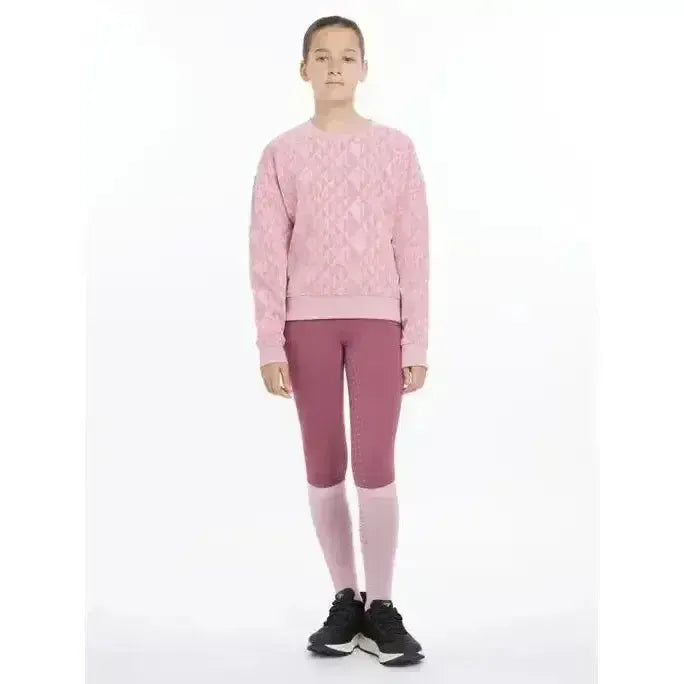 Lemieux Young Rider Clea Crew Sweat Blossom-Jumpers-Lemieux-Blossom-7-8 years-Horsey Shopping