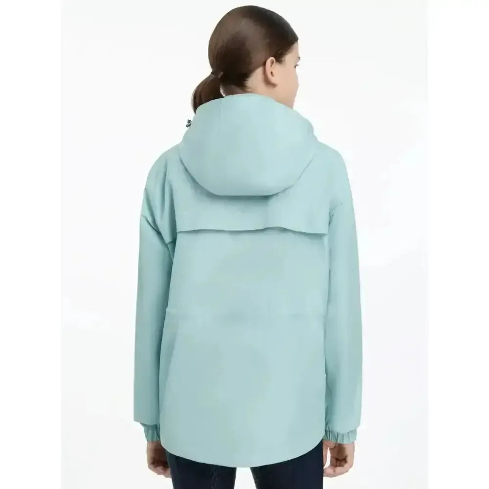 Lemieux Young Rider Dolcie Waterproof Jacket Aqua-Outdoor Coats & Jackets-Lemieux-Aqua-9-10 years-Horsey Shopping