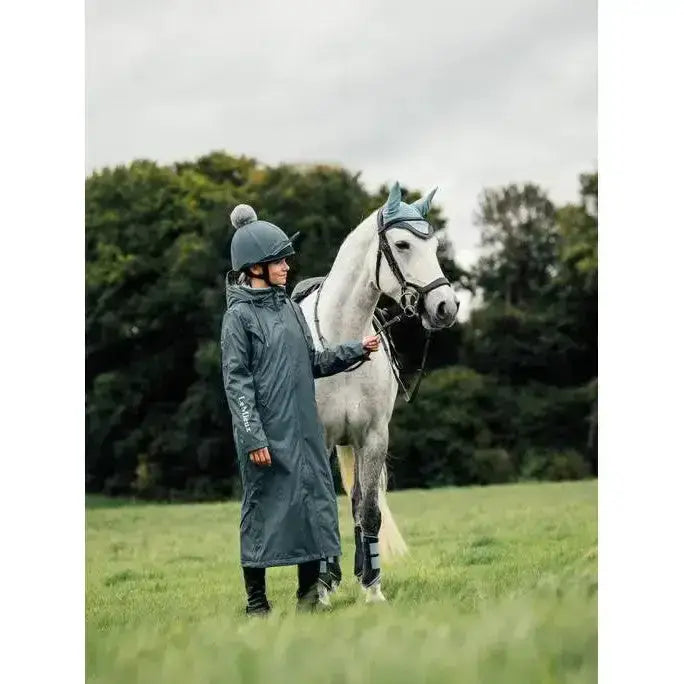Lemieux Young Rider Elements Coat Petrol-Coats & Jackets-Lemieux-7-8 years-Petrol-Horsey Shopping