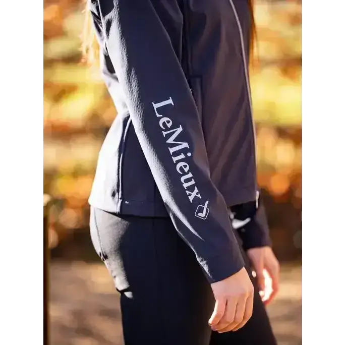Lemieux Young Rider Elite Soft Shell Jacket Navy-Outdoor Coats & Jackets-Lemieux-9-10 years-Navy-Horsey Shopping