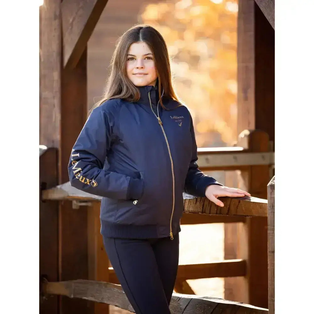 Lemieux Young Rider Elite Team Jacket Navy-Coats & Jackets-Lemieux-11-12 Years-Horsey Shopping