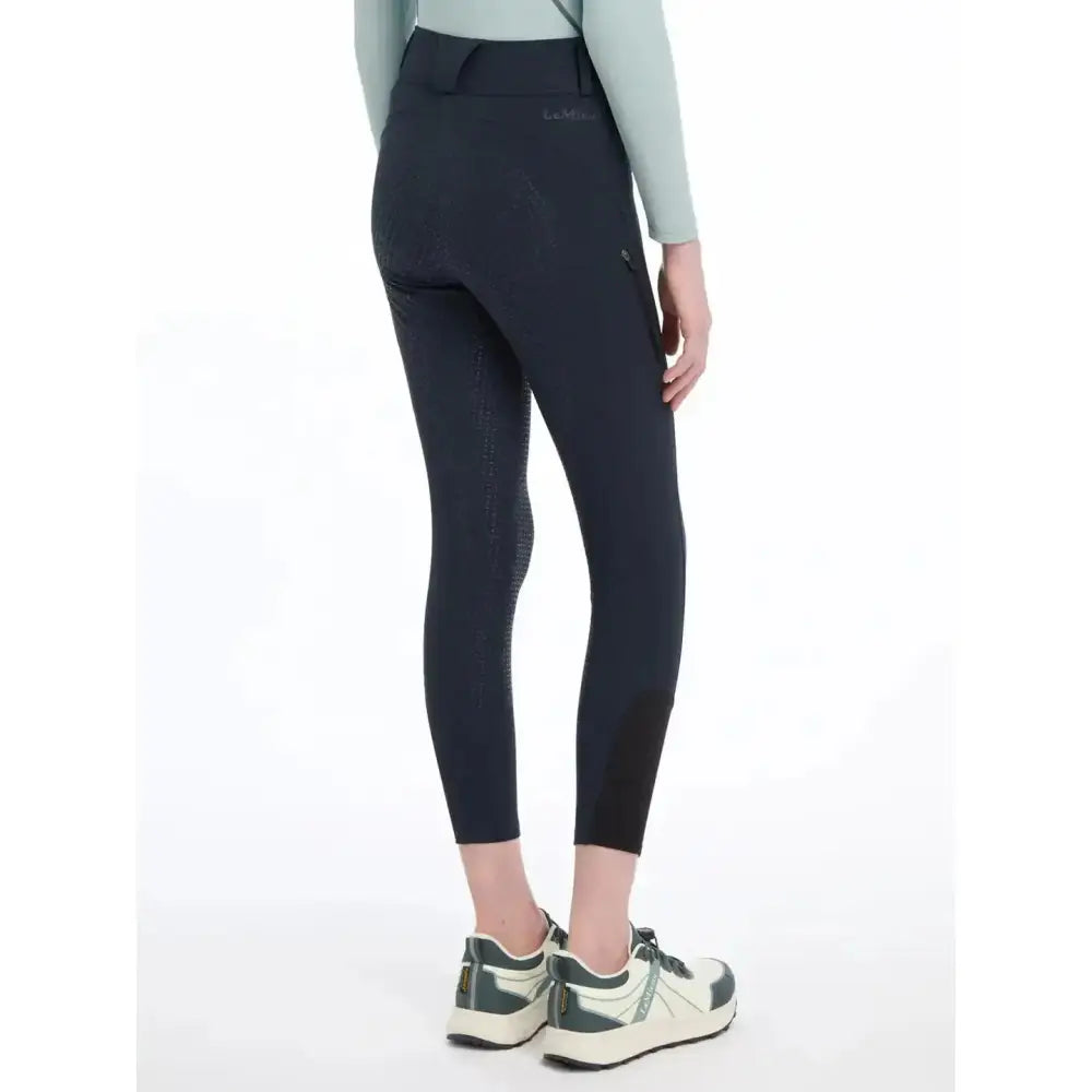 Lemieux Young Rider Ella Winter Breggings Navy-Riding Tights-Lemieux-7-8 years-Navy-Horsey Shopping
