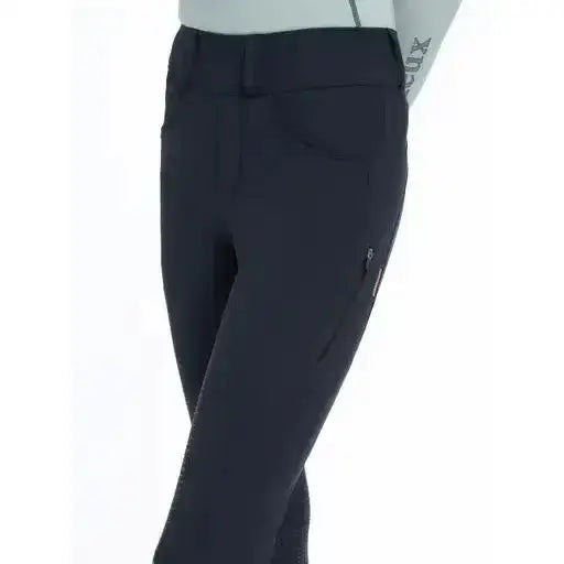Lemieux Young Rider Ella Winter Breggings Navy-Riding Tights-Lemieux-7-8 years-Navy-Horsey Shopping