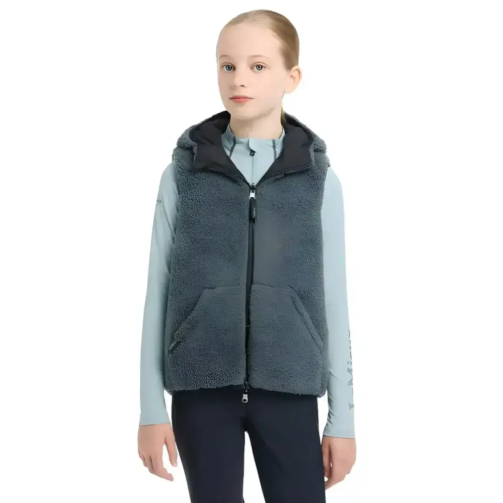 Lemieux Young Rider Eloise Reversible Winter Gilet Navy-Gilets & Bodywarmers-Lemieux-7-8 years-Navy-Horsey Shopping