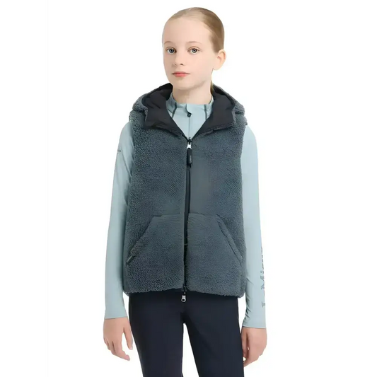 Lemieux Young Rider Eloise Reversible Winter Gilet Navy-Gilets & Bodywarmers-Lemieux-7-8 years-Navy-Horsey Shopping