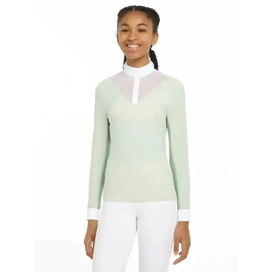 Lemieux Young Rider Eva Long Sleeve Show Shirt Pistachio-Show Shirts-Lemieux-7-8 years-Pistachio-Horsey Shopping