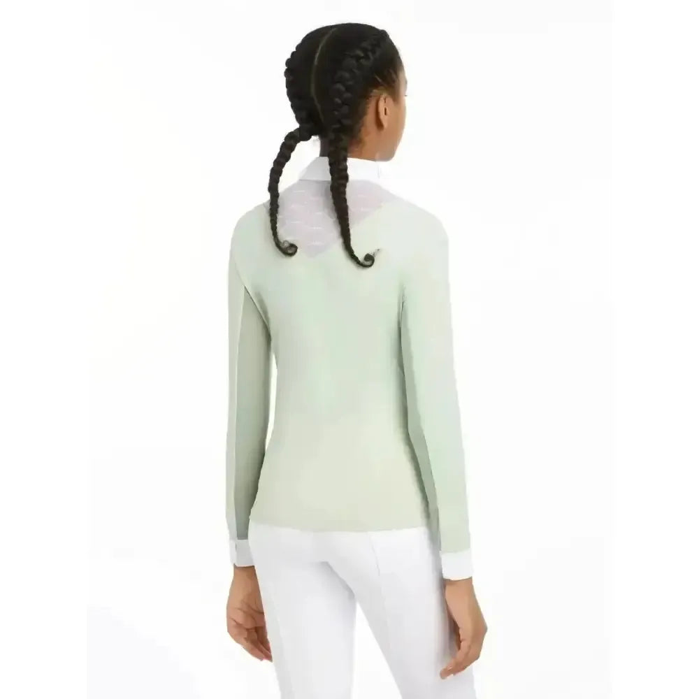 Lemieux Young Rider Eva Long Sleeve Show Shirt Pistachio-Show Shirts-Lemieux-7-8 years-Pistachio-Horsey Shopping