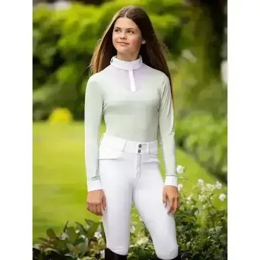 Lemieux Young Rider Eva Long Sleeve Show Shirt Pistachio-Show Shirts-Lemieux-7-8 years-Pistachio-Horsey Shopping
