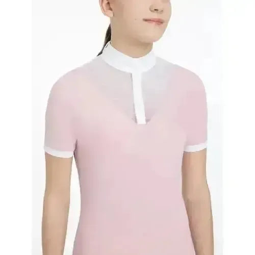 Lemieux Young Rider Eva Short Sleeve Show Shirt Blossom-Show Shirts-Lemieux-Blossom-7-8 years-Horsey Shopping