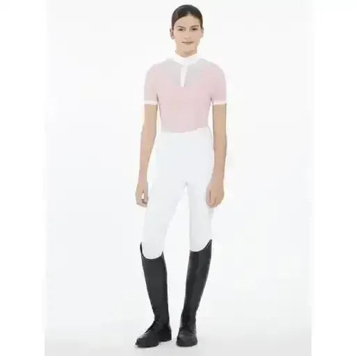 Lemieux Young Rider Eva Short Sleeve Show Shirt Blossom-Show Shirts-Lemieux-Blossom-7-8 years-Horsey Shopping