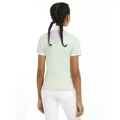 Lemieux Young Rider Eva Short Sleeve Show Shirt Pistachio-Show Shirts-Lemieux-7-8 years-Pistachio-Horsey Shopping